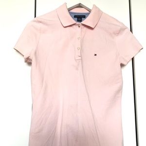Tommy Hilfiger Pink Polo Shirt Size S